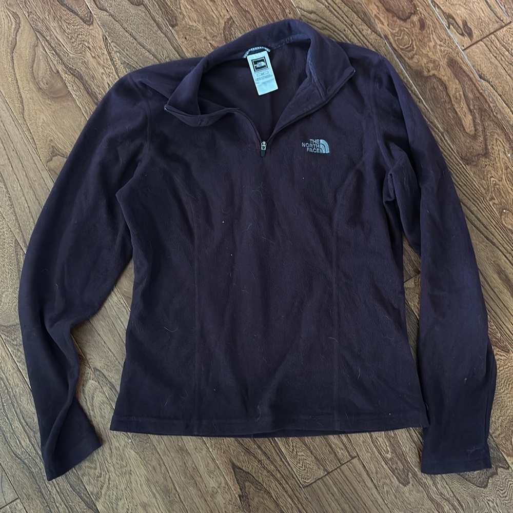 North face quarter zip fleece pullover